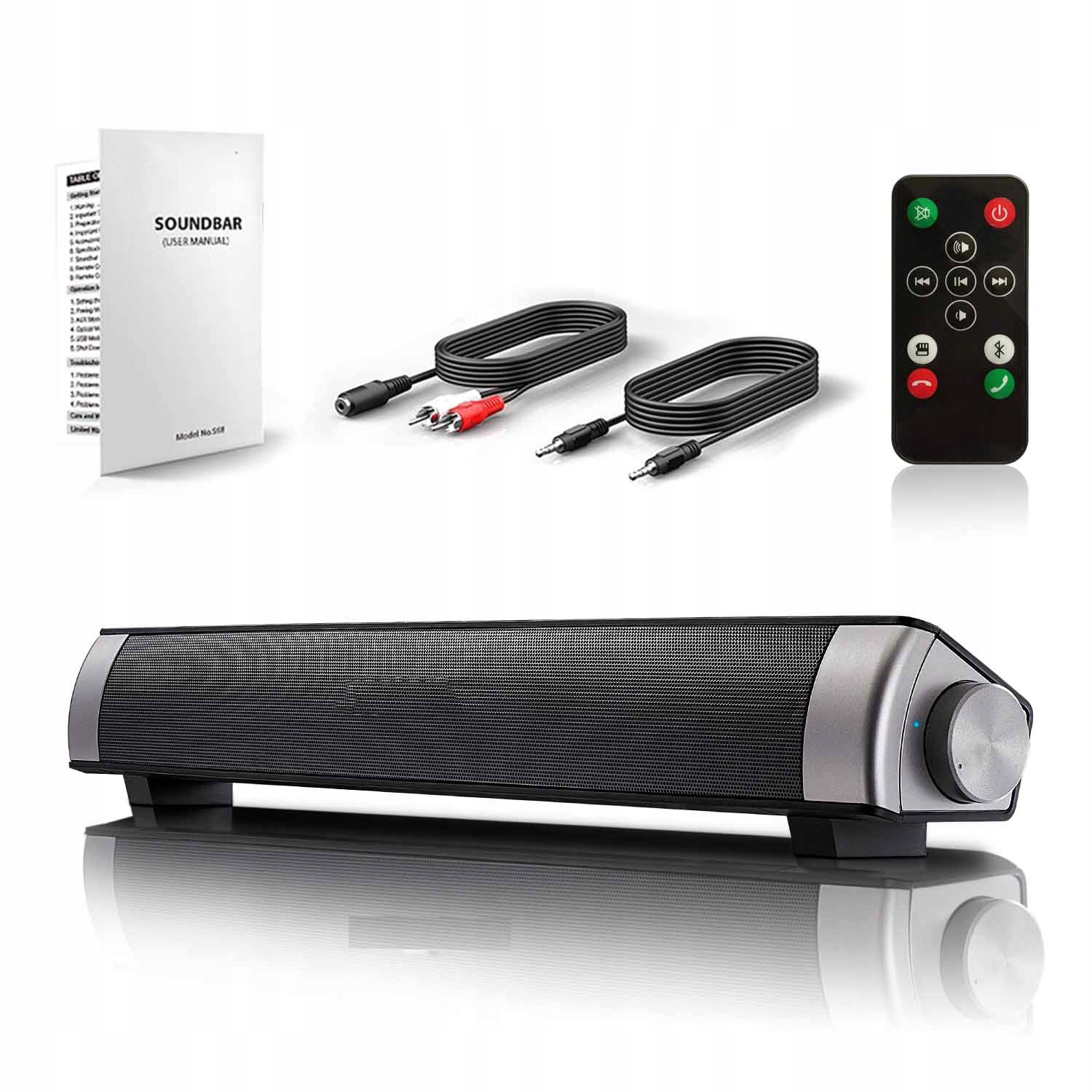 Bluetooth Soundbar Reproduktor Pro Notebook Fm Usb Mini Jack 3,5 mm