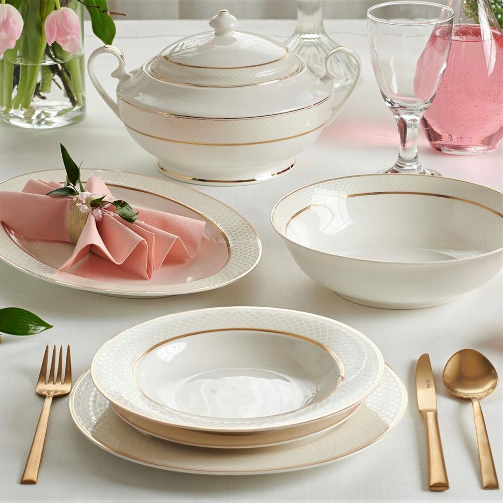 Villa Italia Porcelánový obedový servis pre 12 osôb s vázou Celine