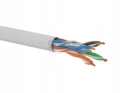 Kabel U/utp kat.6 B2ca Lsoh 4x2x23AWG 500m 25 lat gwarancji, badanie jakośc