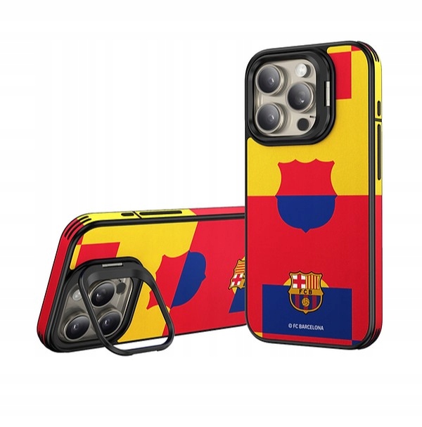 Pouzdro pro iPhone 15 Pro Max Fc Barcelona Kožené Magnetické Magsafe Mf