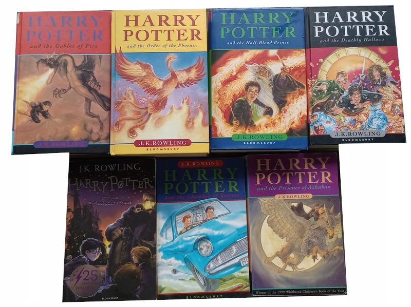 HARRY POTTER COMPLETE BOOK SET - 7 BOOKS J. K. ROWLING