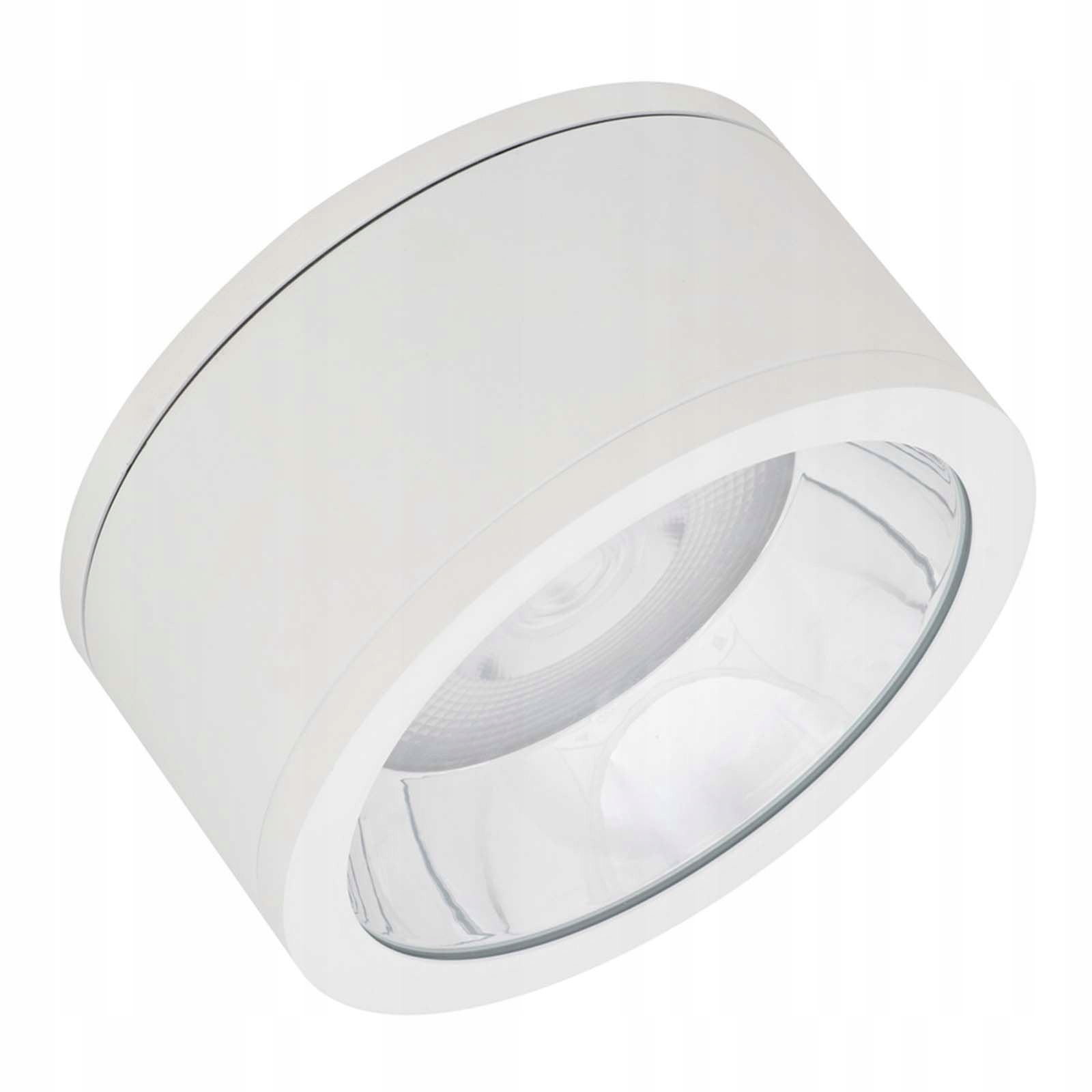 Stropné Svietidlo Tuba Vonkajšia lampa 45W 4725lm 3000K IP65 UGR19 Biely Downlight