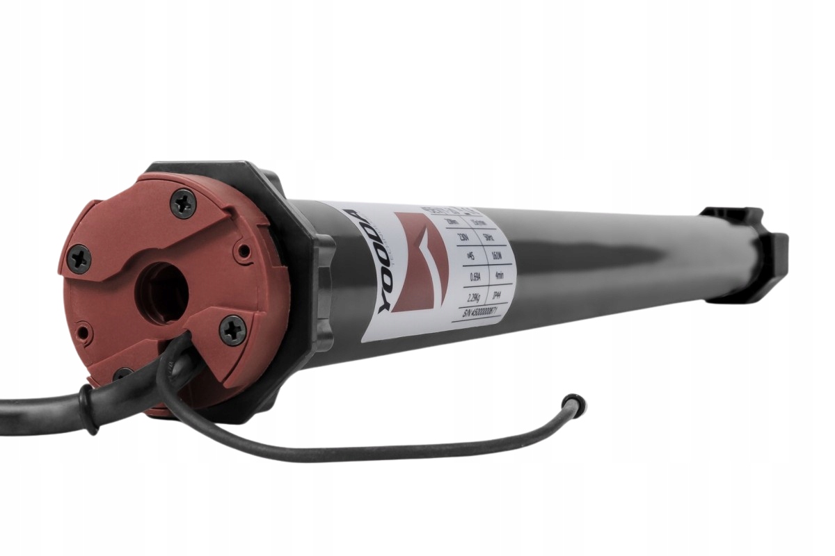 Yooda rúrkový motor 45EVY 10/15 s rádiom a detekciou prekážok pre potrubie Ø60