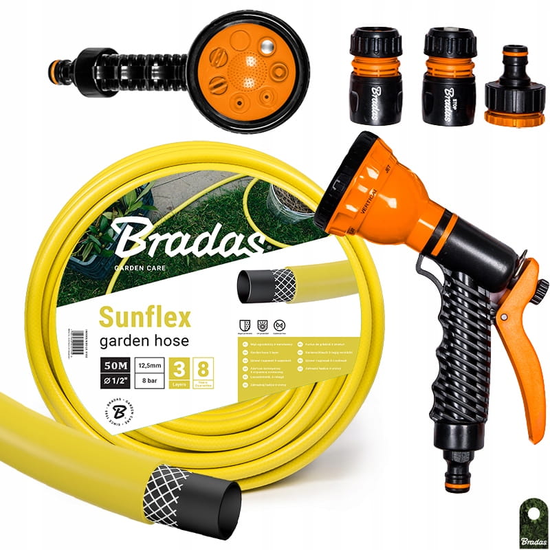 Zestaw Do Zraszania Bradas Sunflex 1/2 50M