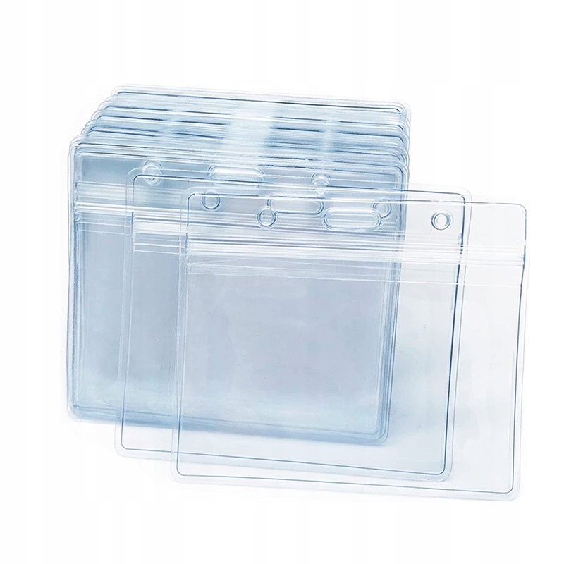 50 SZT HOLDER ETUI IDENTYFIKATOR NA KARTY SMYCZ Stan opakowania oryginalne