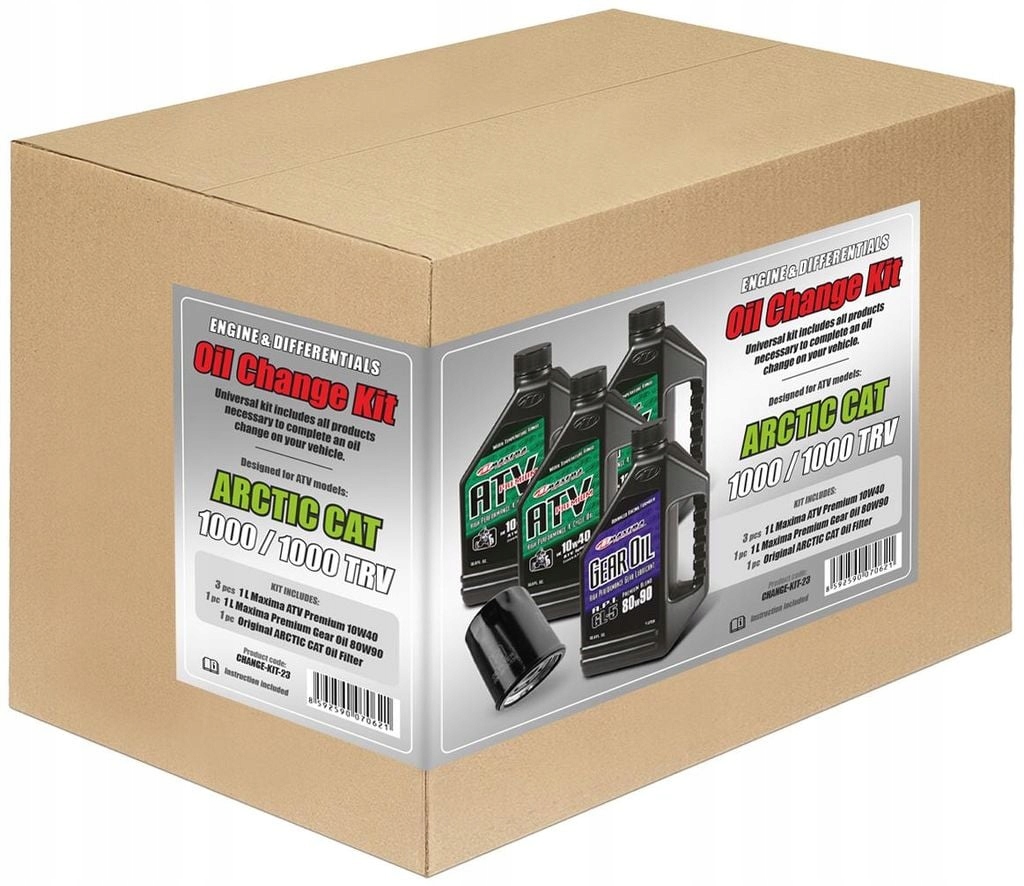 Súprava na kompletnú výmenu olejov Arctic Cat 1000/1000TRV CHANGE-KIT-23