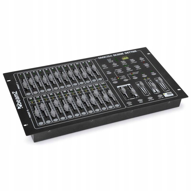 STEROWNIK DMX Z 24 KANAŁAMI MIDI 6U PROFESJONALNY