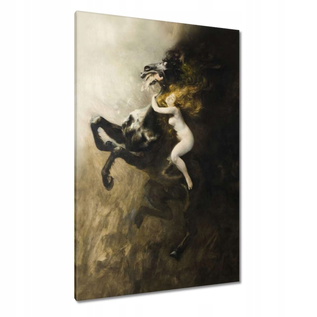 Obrazy 80x120 Šílenství povznesení Žena Kůň
