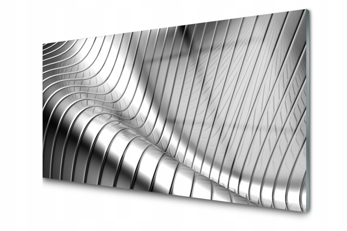 Panel szklany Płytka Abstrakcja Metal 140x70