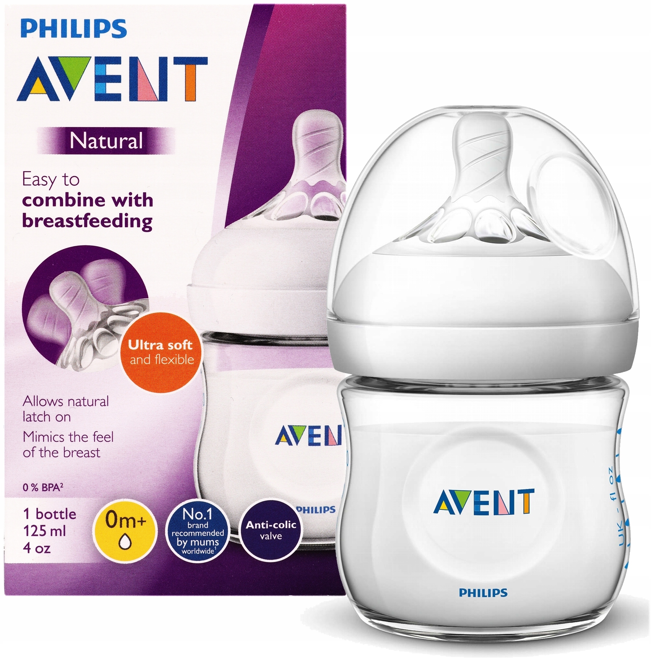 

Avent Butelka Antykolkowa Dla Niemowląt 125 ML