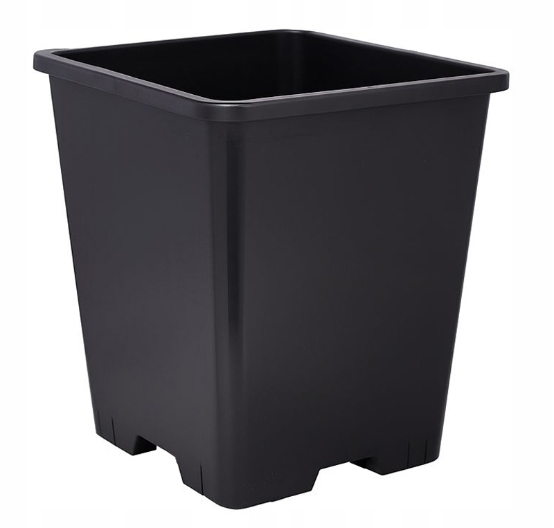 štvorcová výrobná kvetinová nádoba 21x21/23,5 cm 7 l 500 ks