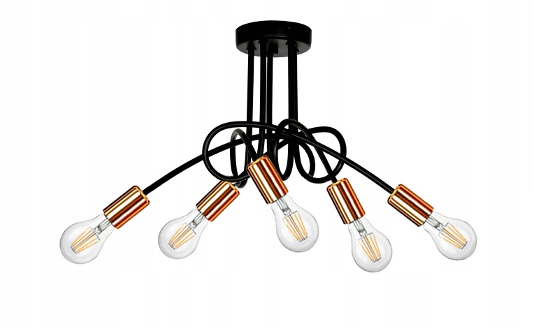 

Lampa Sufitowa ,żyrandol Salonu 30-120KPM/BK