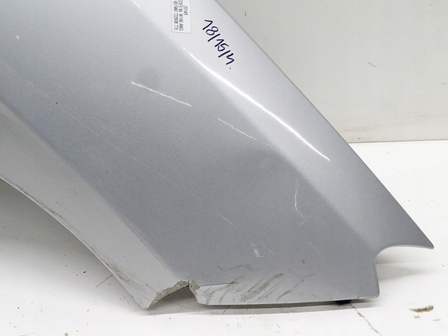 fender right front front MERCEDES ML W166 775 aluminium