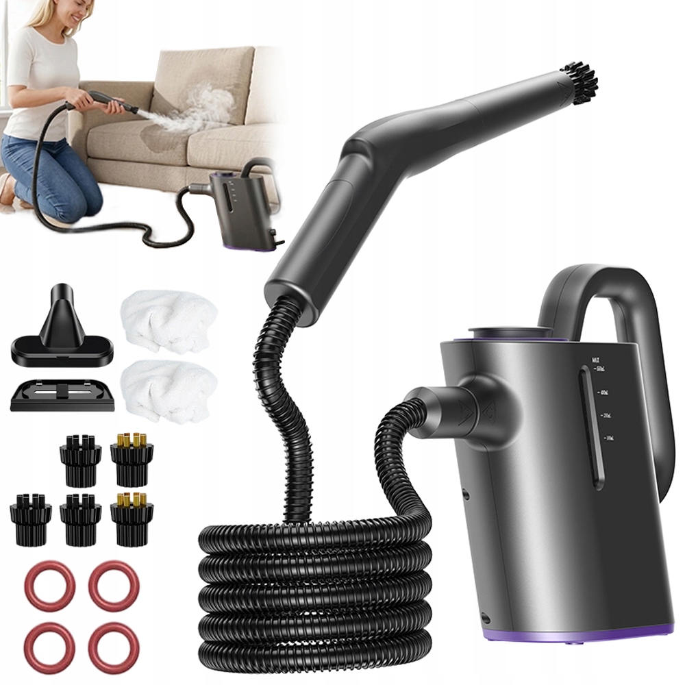Parní Čistič Mop Ruční Napařovač Do Auta Oken, Spáry, Čalounění 1500 W