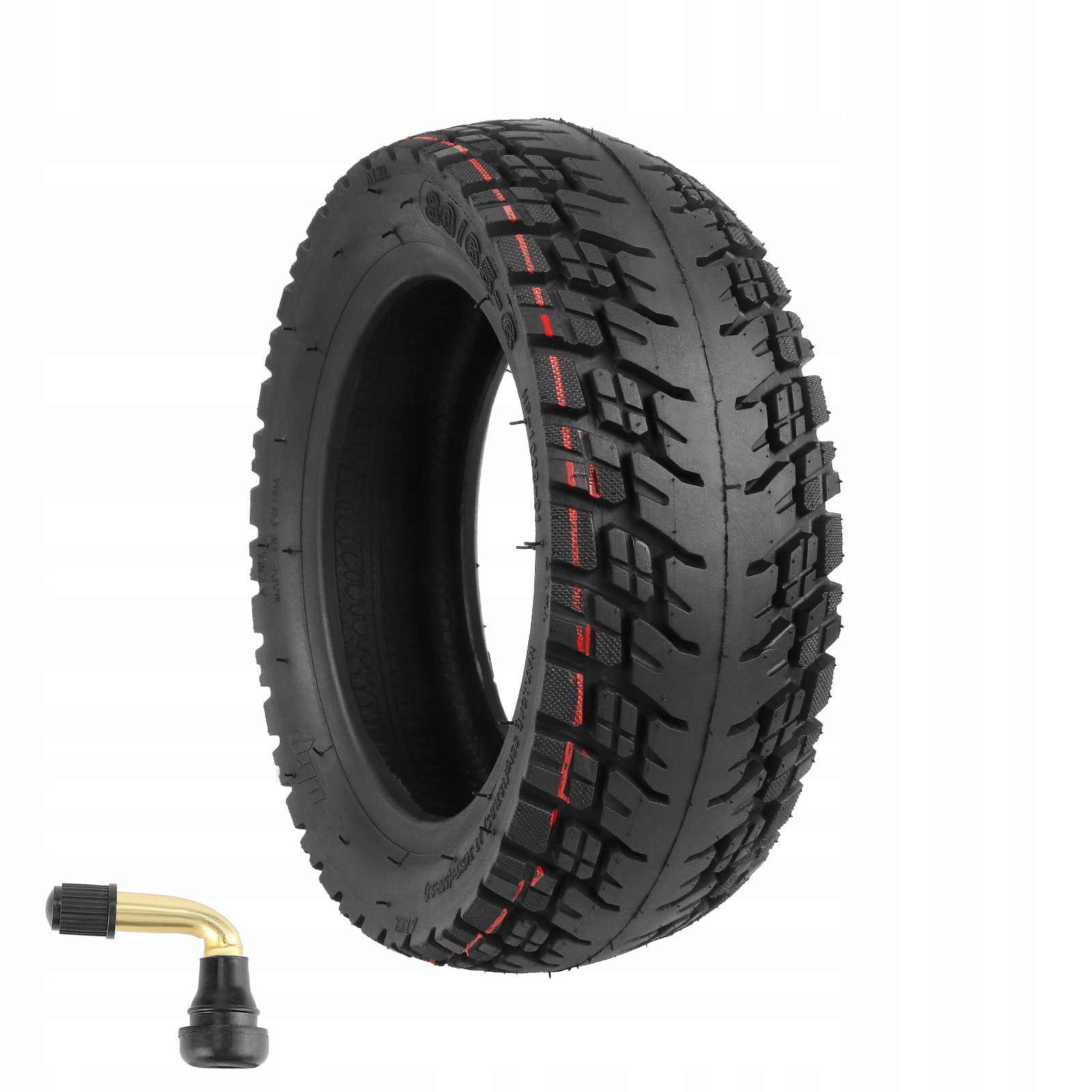 Opona 80/65-6"+ wentyl do Techlife X7/Kugoo M4/Vsett 10/Ultron T10/Zero 10X