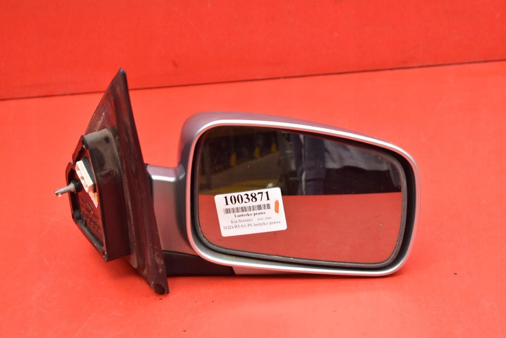 mirror right silver EU 015754 KIA SORENTO 1 and 02-06 5 PIN