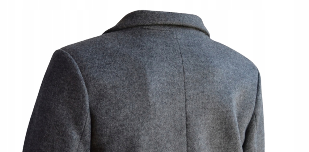 FUNK'N'SOUL PŁASZCZ MĘSKI KLASYCZNY SZARY ROZMIAR: M PRODUKT: PL Długość do połowy uda