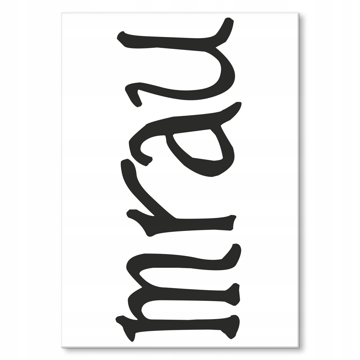 Kovový plakát Mrau Dárek 22 x 31 cm