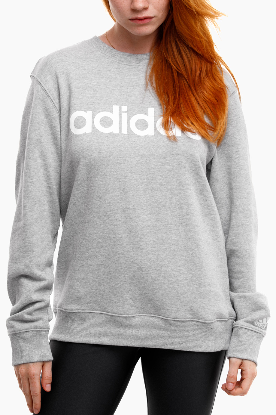Mikina adidas Dresová Sportovní Logo bez kapuce Bavlněná vel