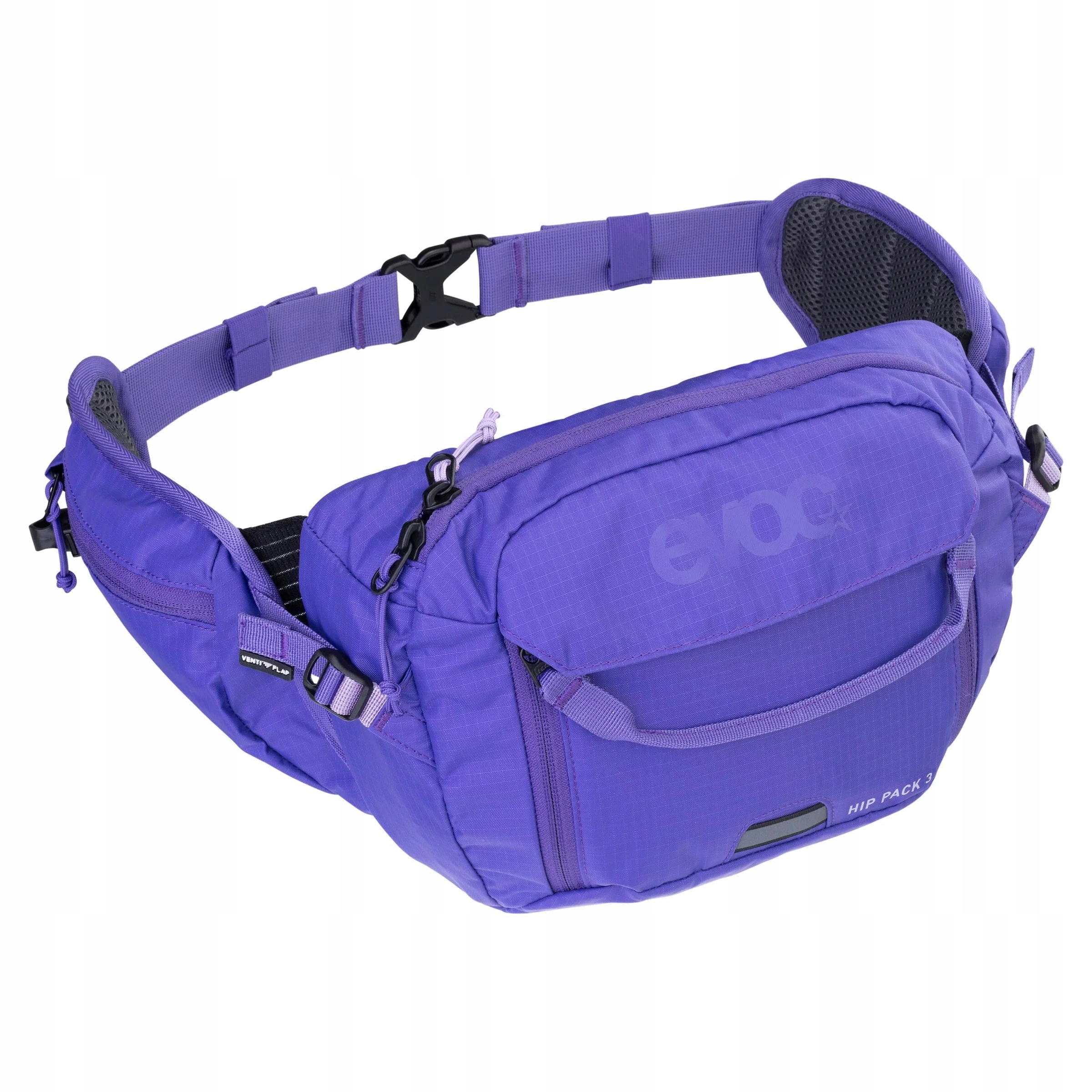 Nerka Torba Saszetka Biodrowa Rowerowa Evoc Hip Pack 3 l Violet Fioletowa