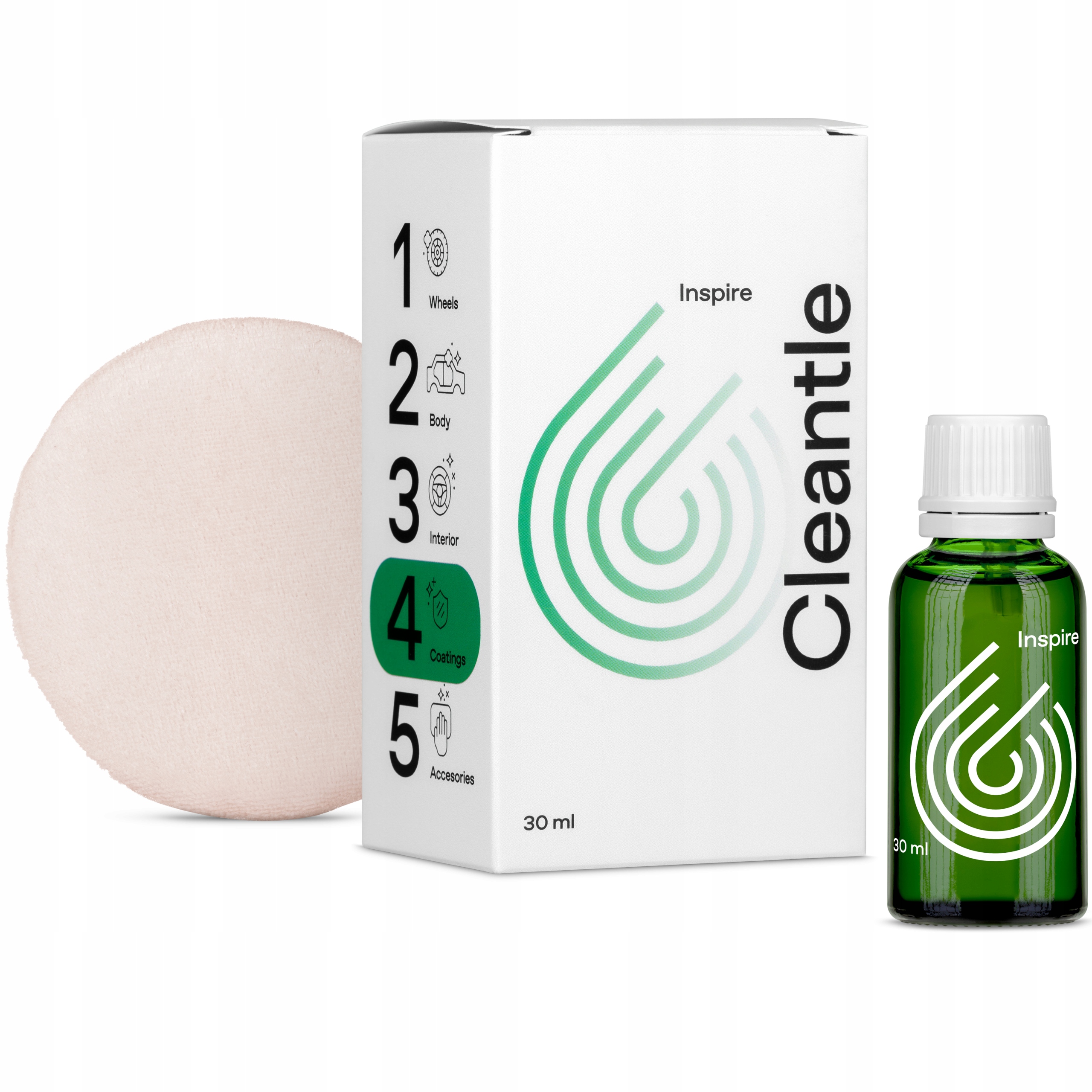 Cleantle Inspire Keramický povlak na lak Hydrofobní povlak 30 ml