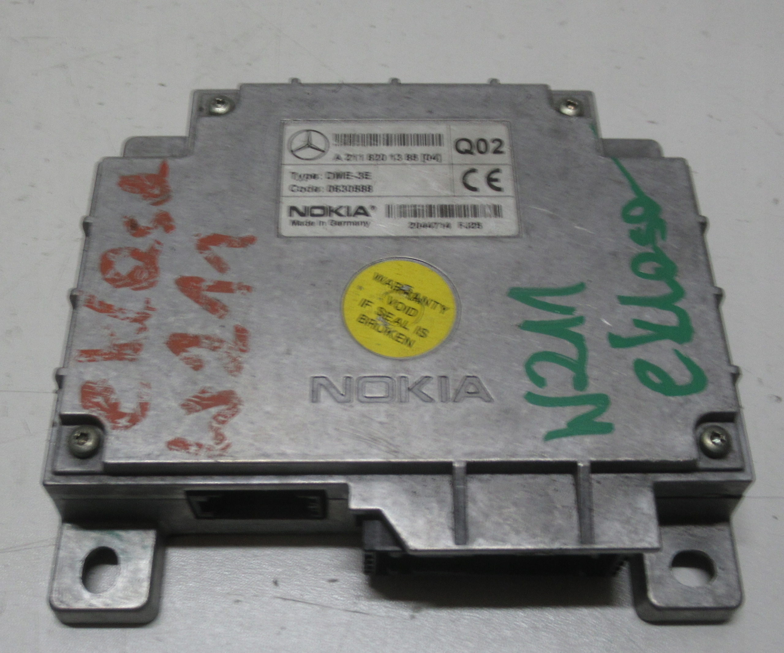 MERCEDES W211 module TELEFONU NOKIA control unit computer A2118201385