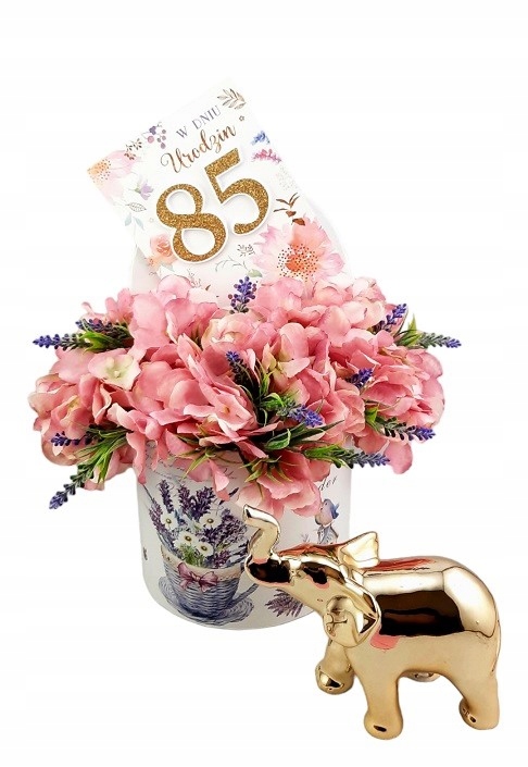 KARNET / KARTKA URODZINOWA / 85 LAT Szerokość produktu 13 cm