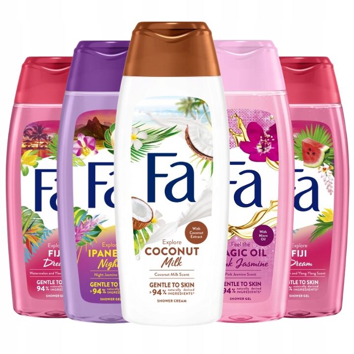 

Fa żel pod Prysznic Zestaw Kwiatowy 5x400ml
