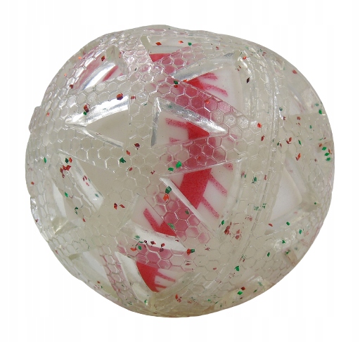 

Piłka podwójna dla psa zabawka piszcząca 8cm