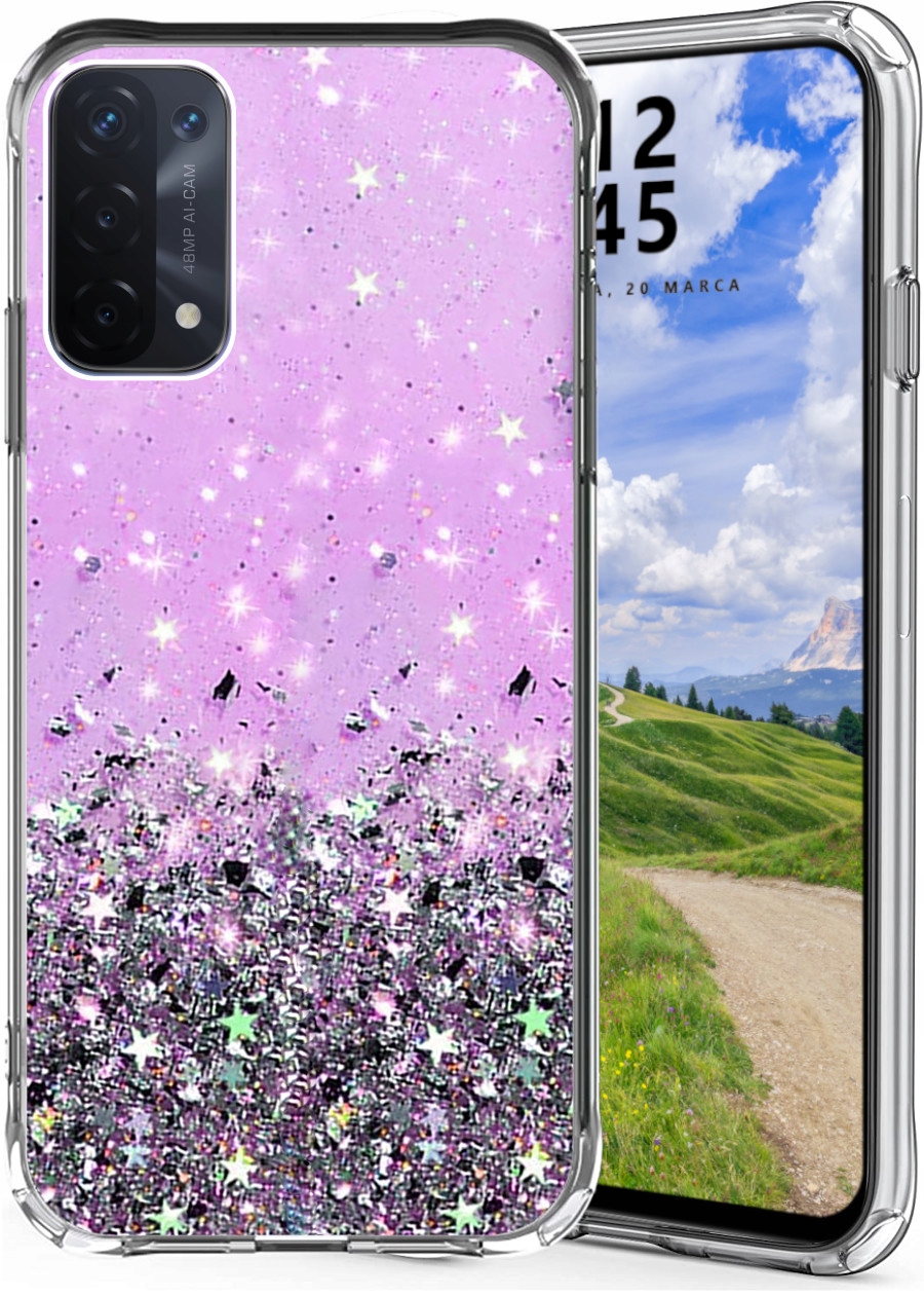 

Etui do Oppo A54 A74 5G Glitter Case Kolor Brokat