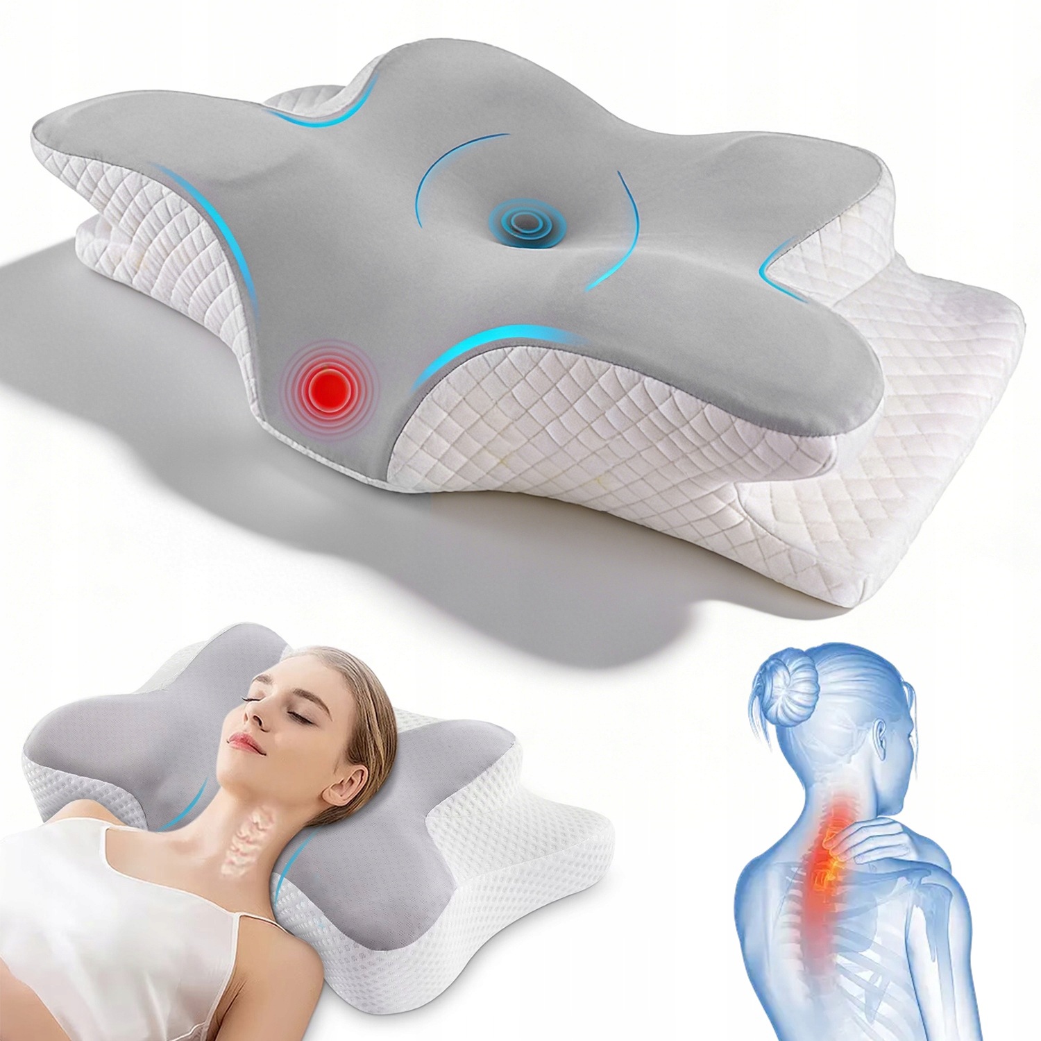 Poduszka Z Pianki Memory Do Ergonomicznego Wypoczynu