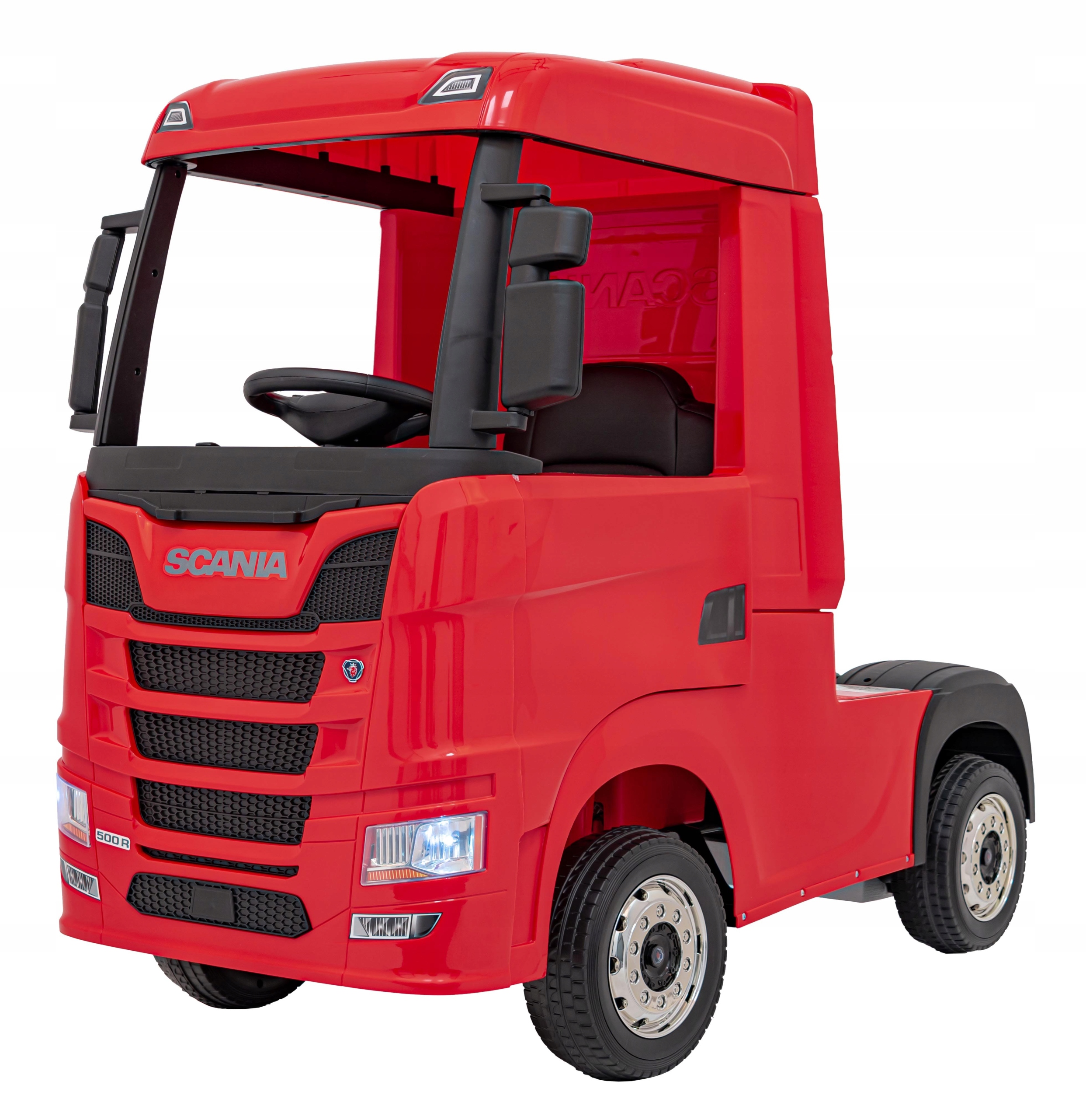 Pojazd Auto Na akumulator Tir Ciężarówka Scania 4x4 Napęd Skóra Pilot Usb