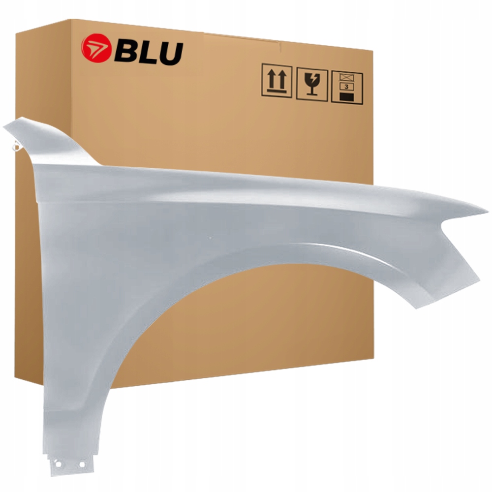 Blu Blatník Audi Q5 8R LZ7G pravý stříbrný 08-16 přední