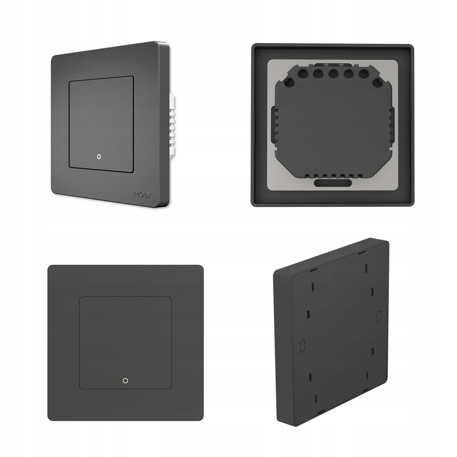 Vypínač Tlačítko Zigbee přepínač scény šedý