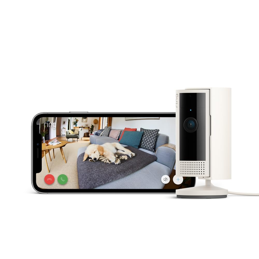 RING Kamera Wewnętrzna 2 Gen 1080p HD WiFi Idealna Dla Zwierząt — miniatura 2
