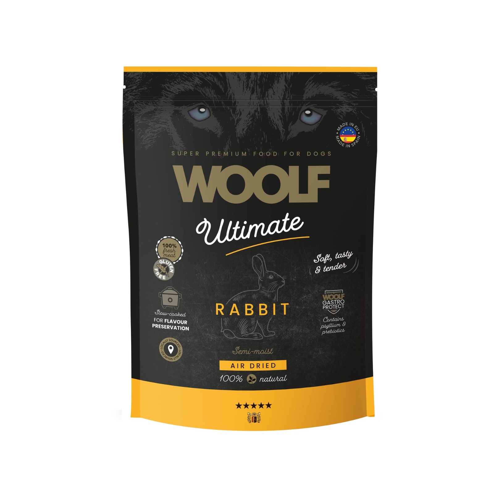 Levně Woolf Ultimate polovlhké krmivo pro dospělé králíky 1 kg