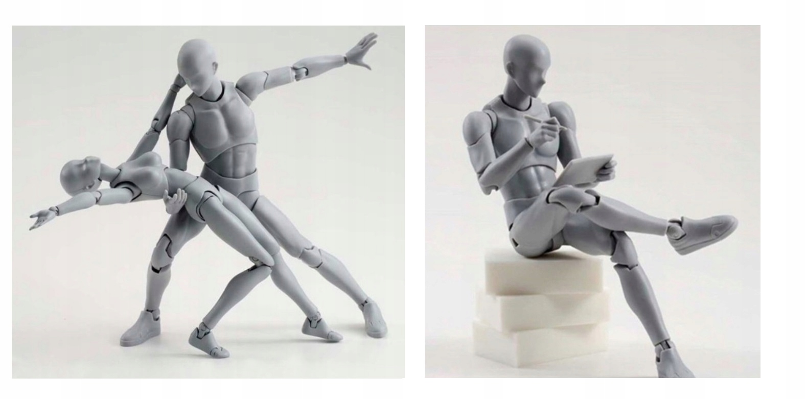 Manekin do szkicowania BODY KUN nauka rysowania Płeć chłopcy dziewczynki