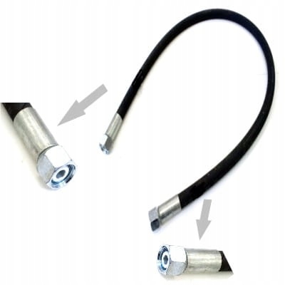 Hydraulický závitový kabel M18x1,5, Aa-10-1000 Rovný/Prostý,18Mpa-Bizon 50