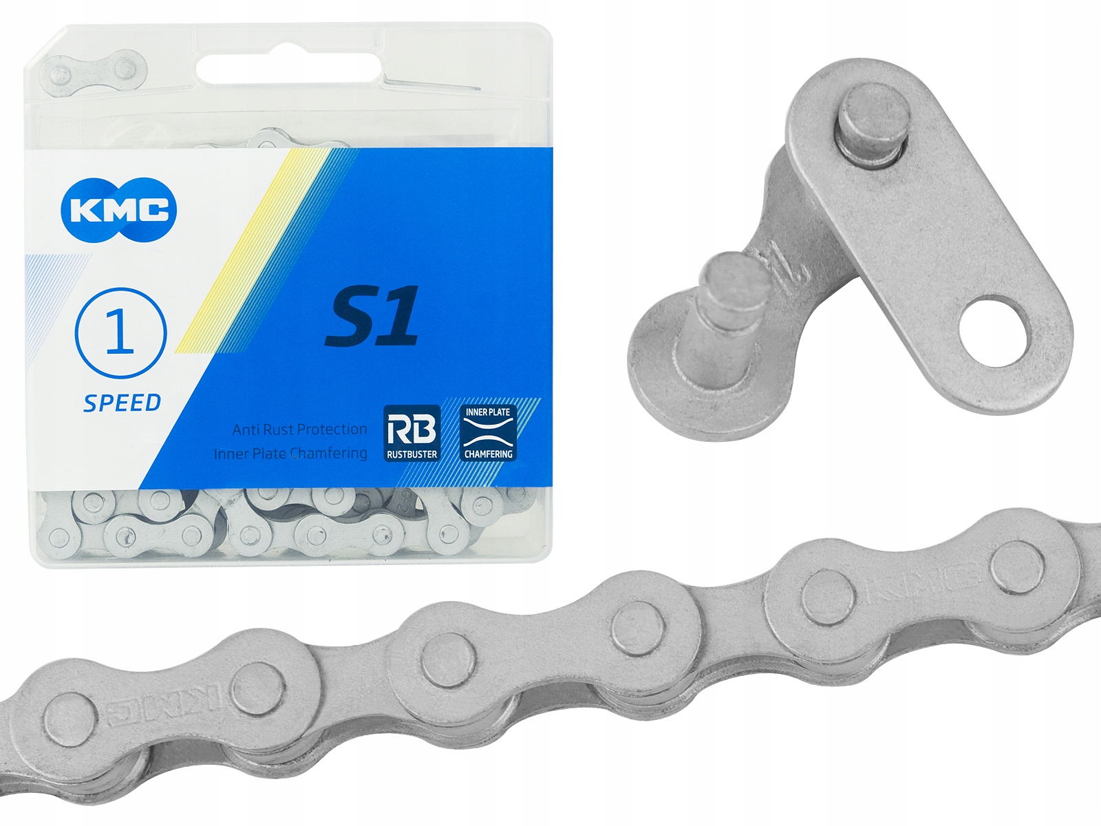 

Łańcuch Kmc S1 Wide Rb 1/2x1/8 112 ogni 8.6mm 1-rz