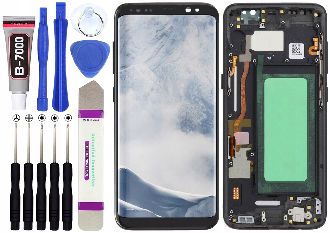 InCell displej pro Samsung Galaxy S8 G950 G950F LCD displej Rámeček