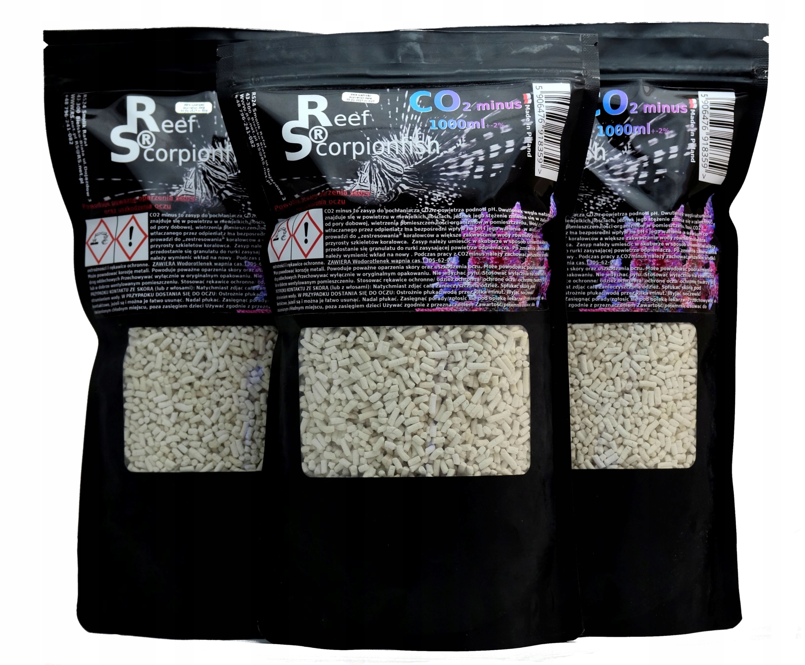 Levně Přípravek Na Zvýšení Ph V Mořském Akváriu CO2 Minus Tekutý Absorbér 1000 ML