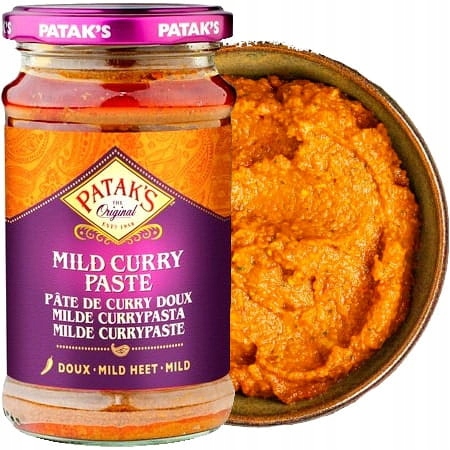 

Pasta Curry Łagodna Indyjska Mild Hot 283g Pataks