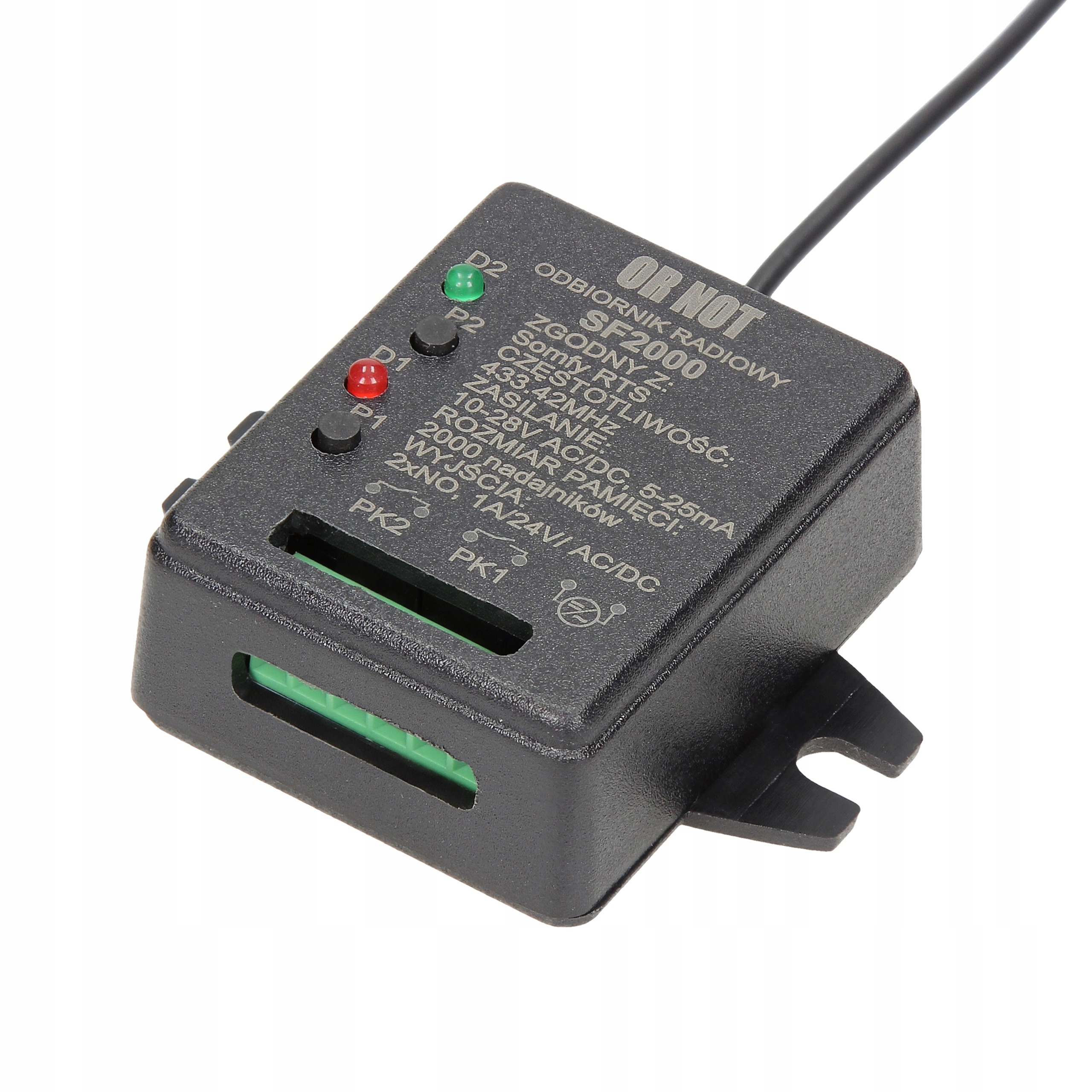 Ornot rádiový přijímač kompatibilní s Somfy Rts