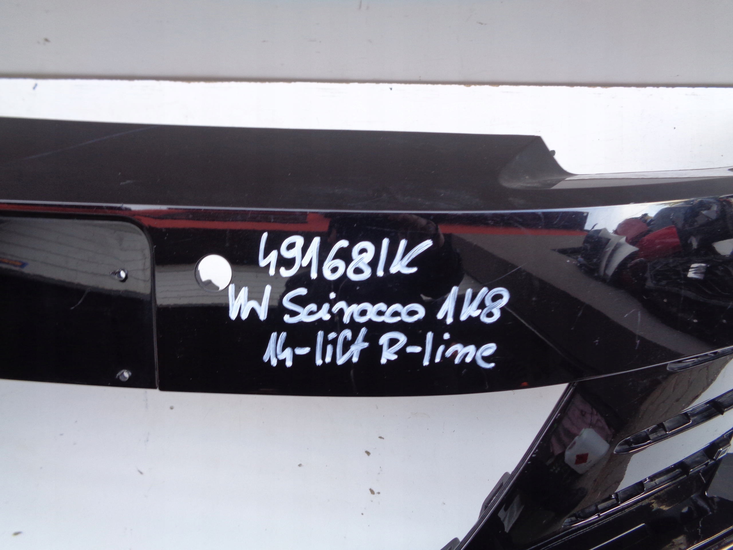 front bumper VW SCIROCCO 1K8 14- LIFT R-LINE NR 49168
