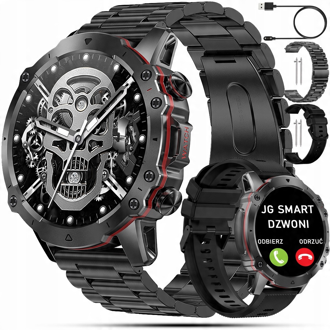 

Smartwatch Męski Kardiowatch Sms Połączenia 400mAh