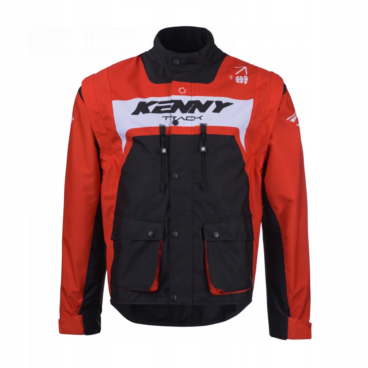Kenny Racingová Bunda Track Adventure/enduro Čierna/červená/biela XXXL