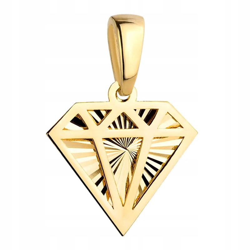 Zlatý Přívěsek Diamantovaný pr. 585 Diamant 14k