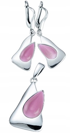 Stříbrný Komplet, Lila Rhodiovaná