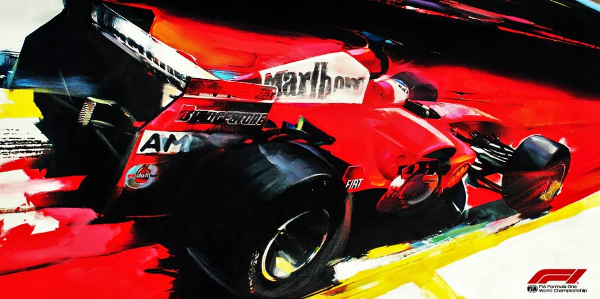 F1-XL PREMIUM Limited Edition !! on canvas !!