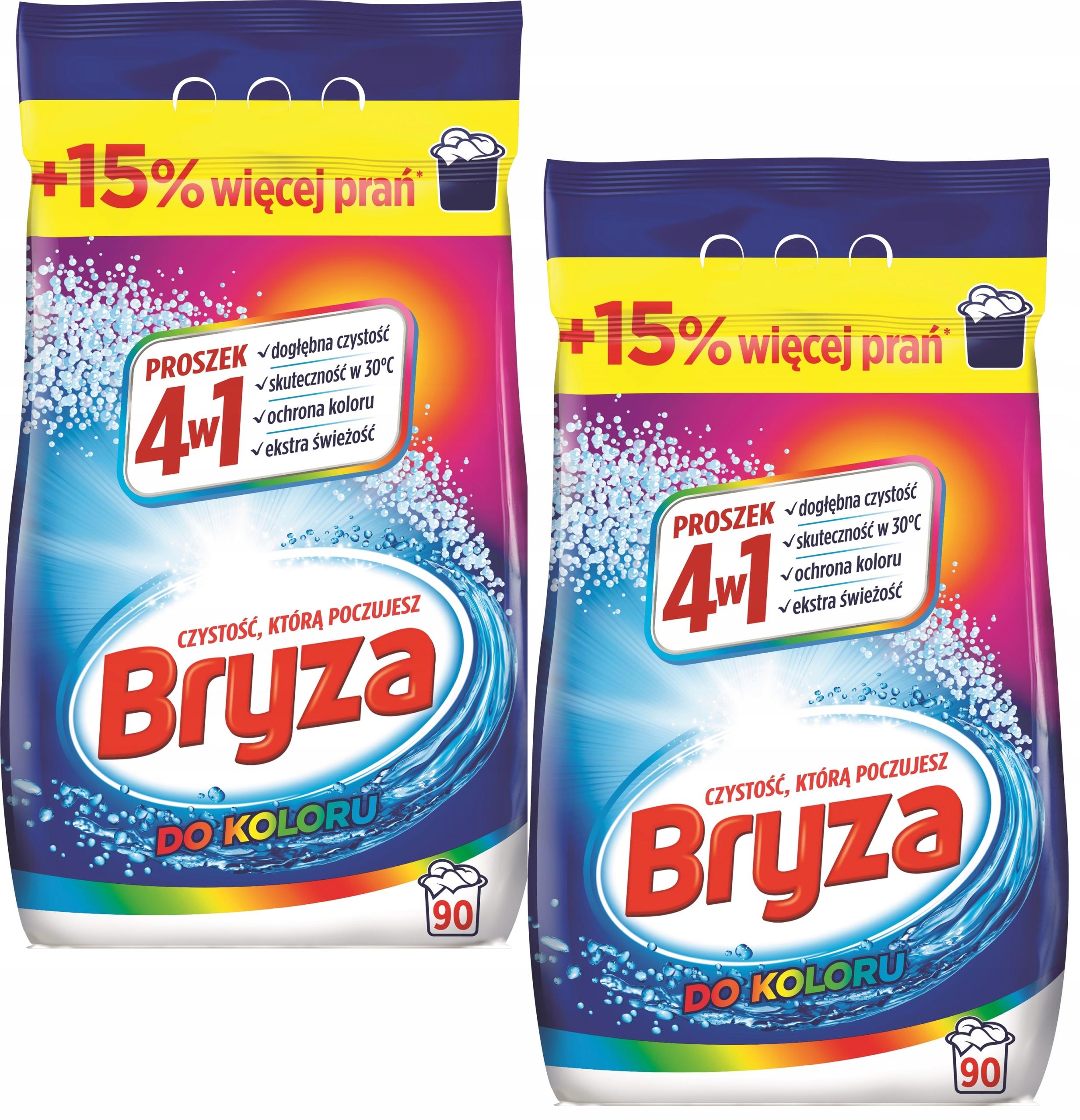 

Bryza 4w1 do Koloru Proszek do Prania 90pr 2x5,85k